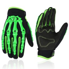 Motorcycle Full Finger Skeleton Gloves for Men Motocross Motorbike Riding Gloves