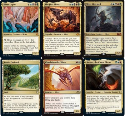マジック:ザ・ギャザリング MTG commander Slivers deck (100 cards) ULTIMATE SLIVERS-100 Card Magic the Gathering Commander Deck
