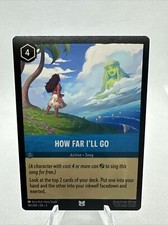 2024 Disney Lorcana Into The Inklands 161 How Far I'll Go Uncommon