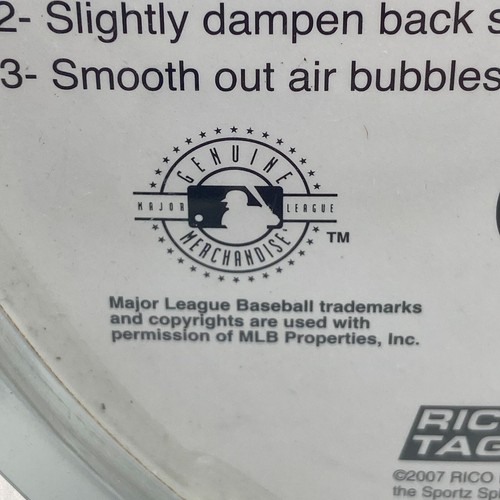 Sportz Splatz MLB Detroit Tigers Window Decal Baseball 2007 Genuine Merchandise - Picture 6 of 7