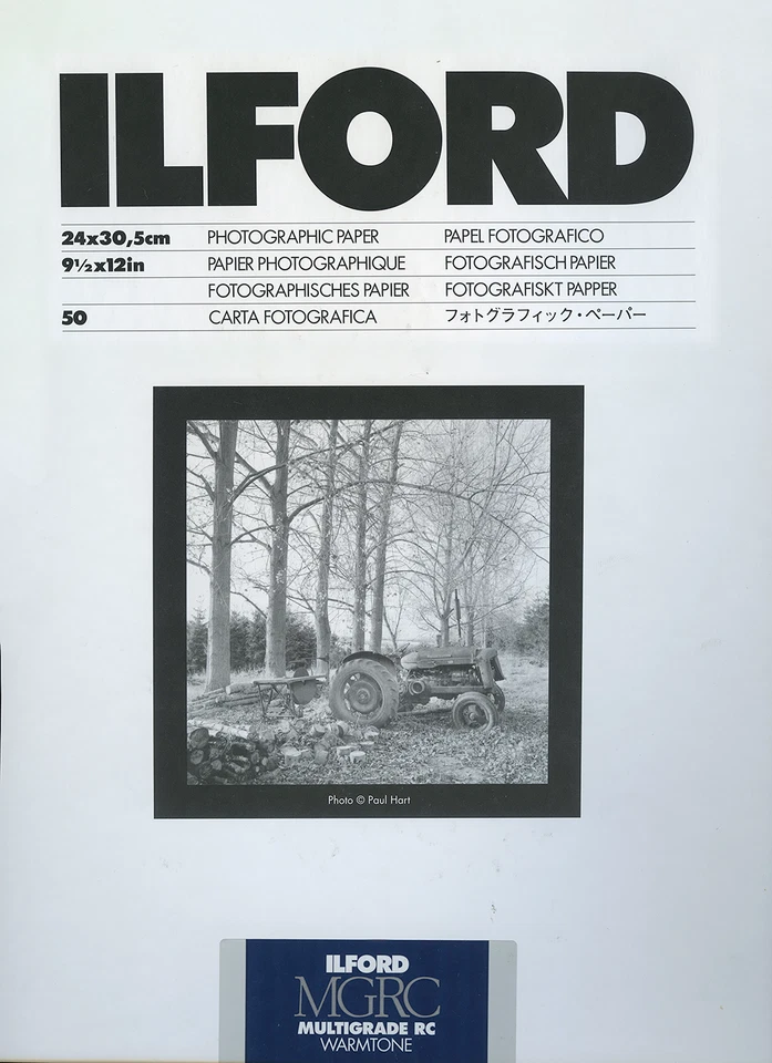 Ilford Multigrade Paper RC Warmtone 44M Pearl 9.5x12" (24x30.5cm ) - 50 sheets - Image 1 of 1