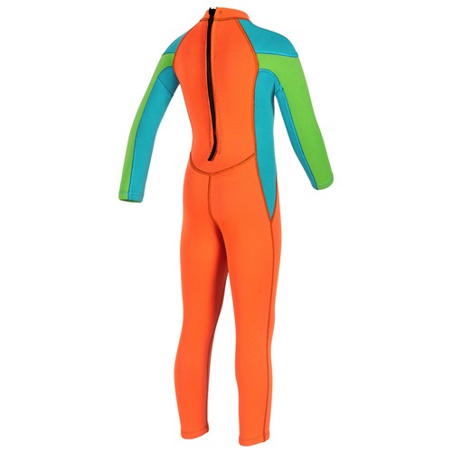 Boys Full Cover Wetsuit Rash Guard Swimwear 2.5mm Neoprene Diving Snorkeling - Picture 12 of 23