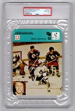 PSA 10 BORGE SALMING 1979 Sportscaster Hockey Card #1663 FINNISH