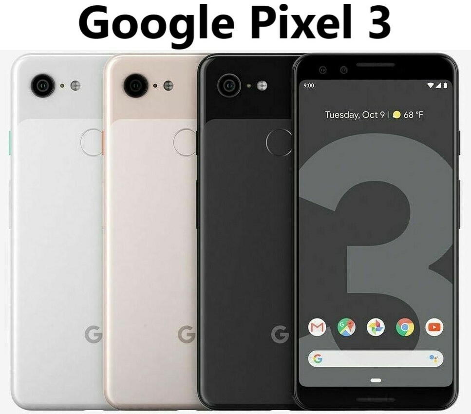 Google Pixel 3 | 3 XL - 64GB | 128GB - Unlocked Verizon AT&T T-Mobile  Smartphone