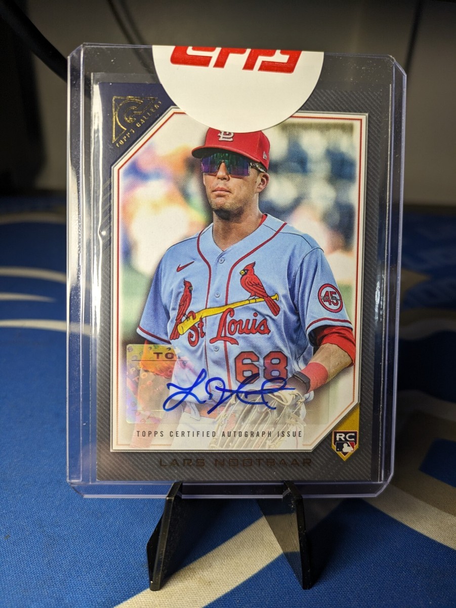 Topps Lars Nootbaar ラーズ ヌートバー Auto サイン Lars Nootbaar Topps Gallery AUTO | eBay