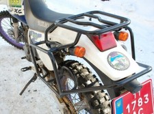 SUZUKI DJEBEL 250 XC COMPLETE RACK & LUGGAGE RACK SYSTEM BLACK MOTORCYCLE BIKE