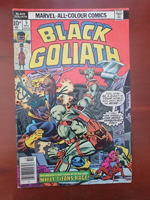 marvel black goliath comic #5 1971 Chris Claremont, Keith Pollard