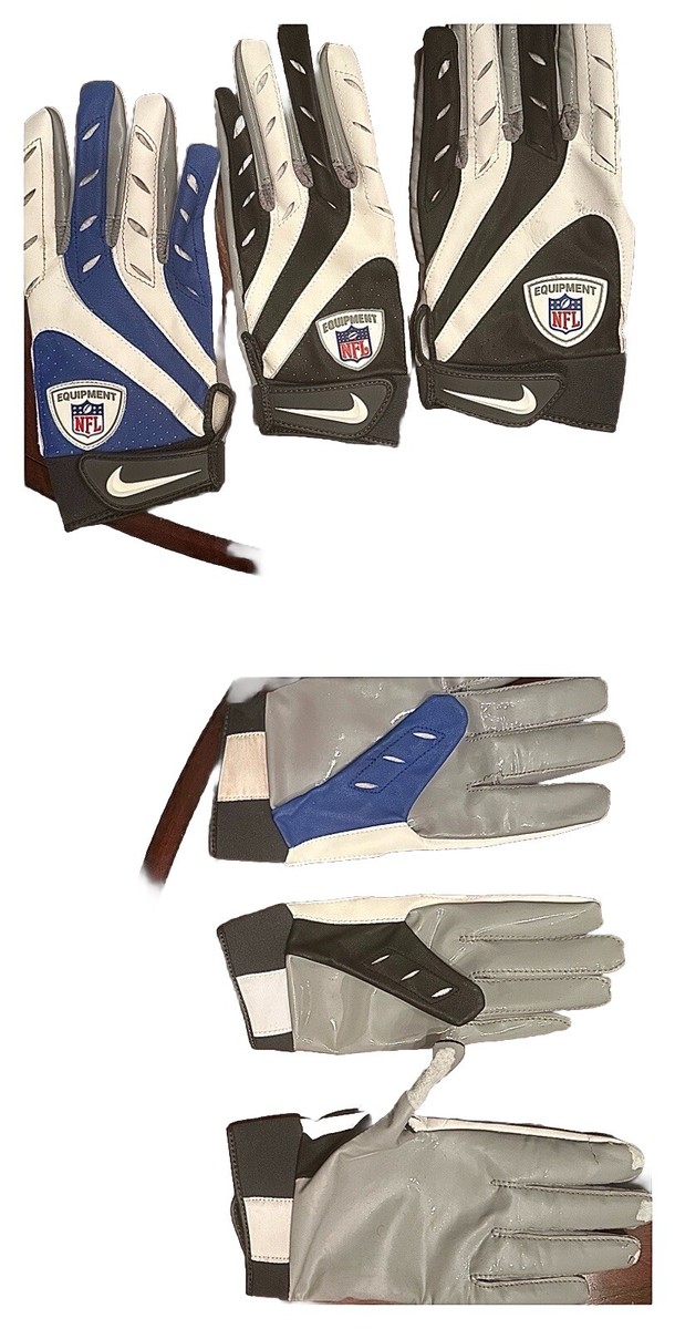 グローブ NIKE MAGNIGRIP ELITE GLOVE NAVY L nike magnigrip elite football gloves NFL Equipment Lot Read