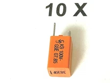 3830pF, 100V, 1%, RM7.5, Siemens, KS Capacitor. B31531-A1382-F300, 10-Piece