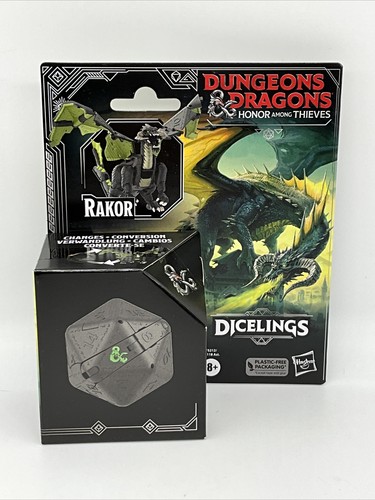 Hasbro Dungeons & Dragons Honor Among Thieves D&D Dicelings Black Dragon RAKOR - 第 2/11 張圖片