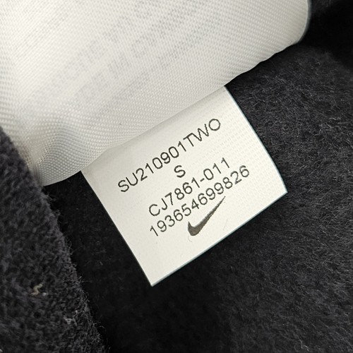 Nike Standard FIT Pullover Sweatshirt Boys Size Small Black CJ7861 011 Hoodie - Picture 9 of 17