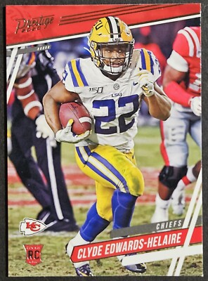 2020 Panini Prestige #223 Clyde Edwards-Helaire Rookie RC Kansas City Chiefs