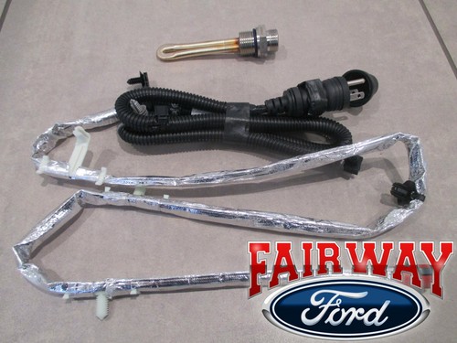 20 thru 22 Super Duty OEM Ford 6.7L Diesel Block Heater Element & Wire Cord - Picture 7 of 11