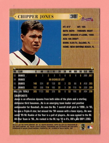 Chipper Jones Baseball Cards/Inserts YOUR CHOICE $1.09 Flat Shipping - Picture 71 of 151