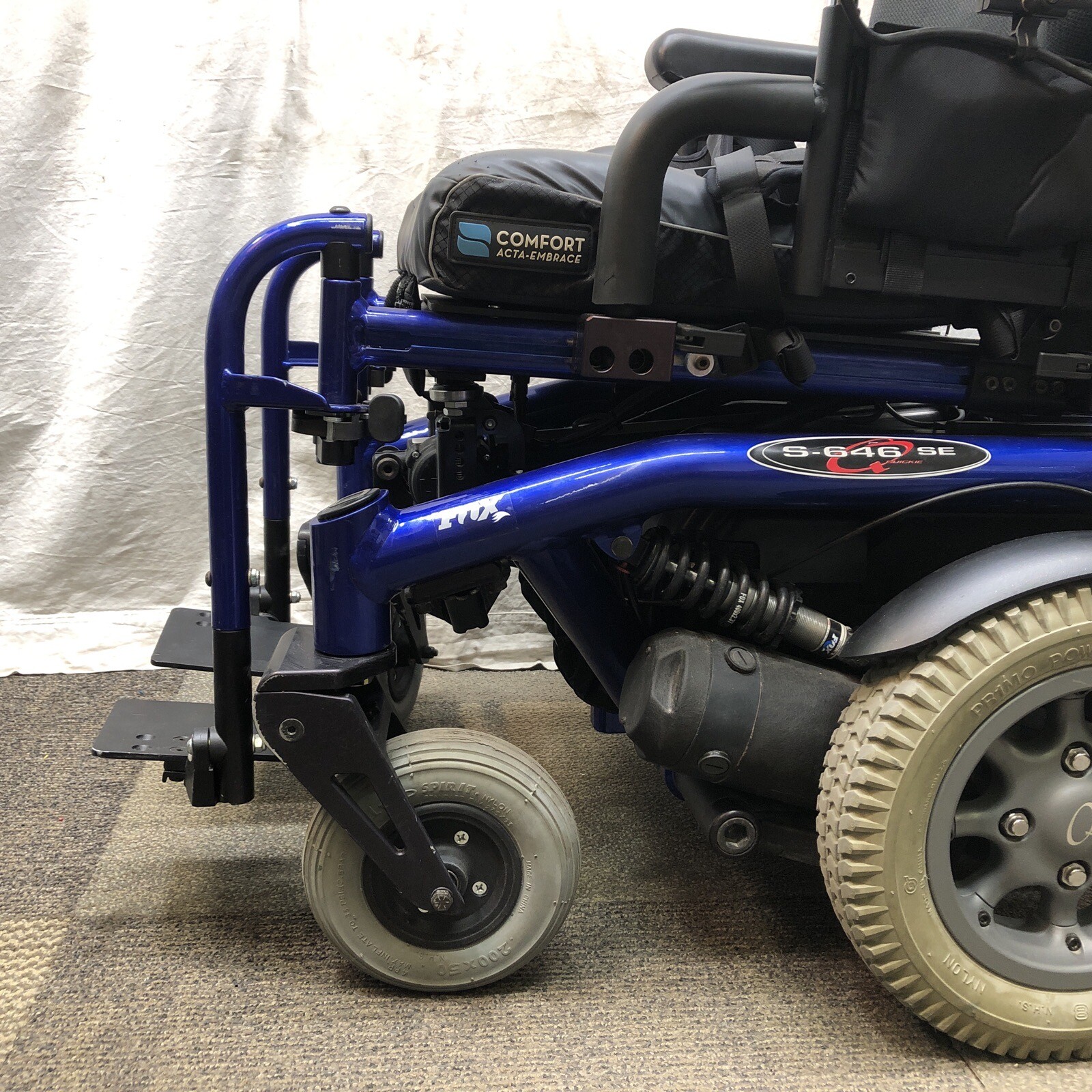 Rear Drive QUICKIE S646SE Wheelchair POWER TILT 8.5 mph Speed 13.5" W