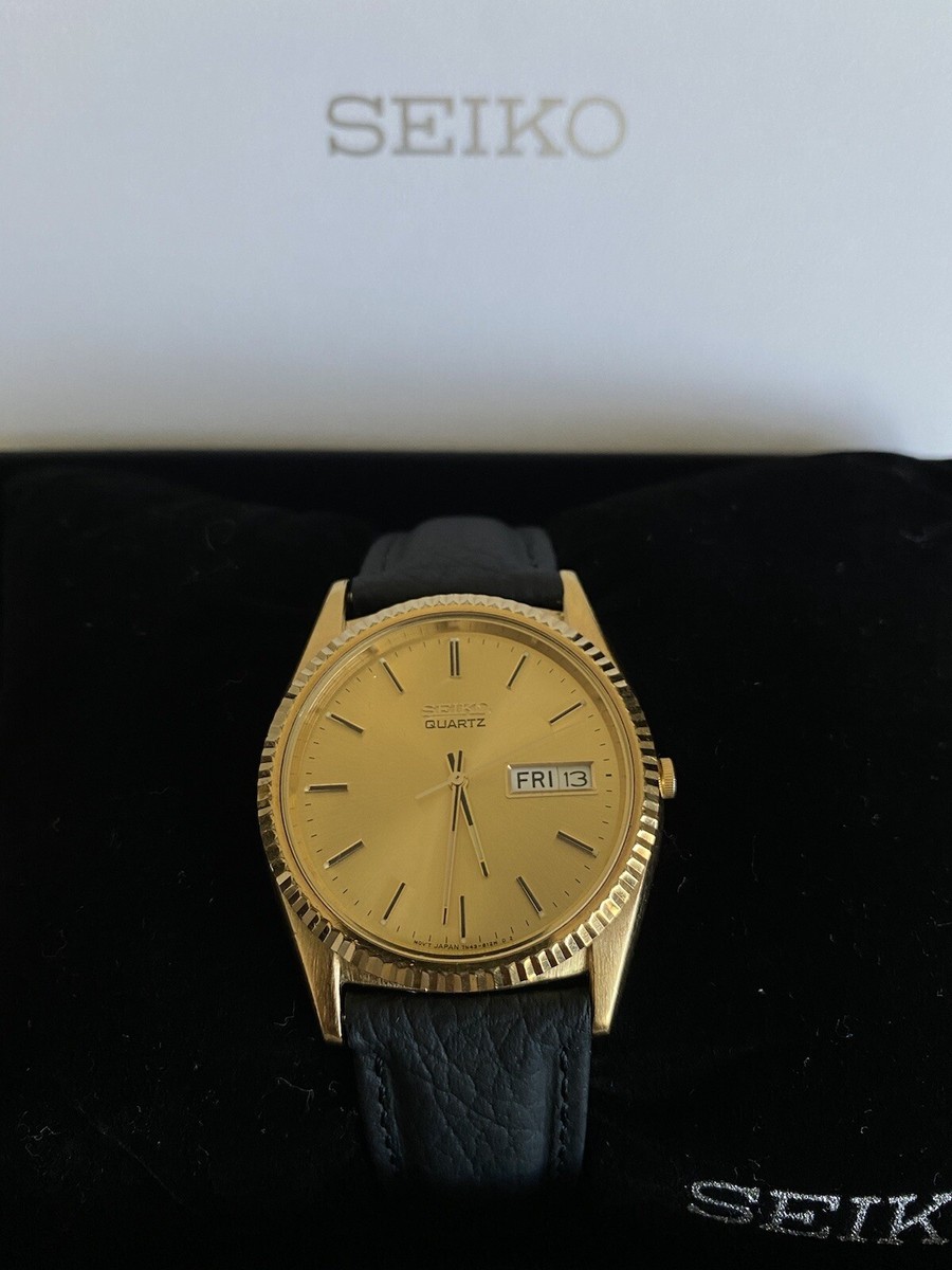SGF206 SEIKO セイコー 金 腕時計 Amazon.co.jp: セイコー Seiko Men's SGF206 Gold-Tone
