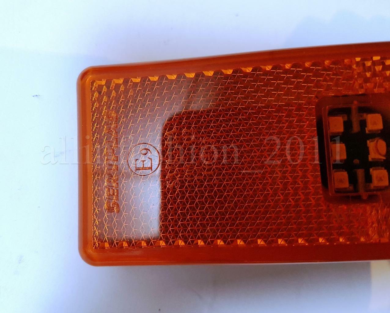 6x Side Marker Lights 6 Max 51 OFF LED Amber ACTROS MERCEDES I II ATEGO