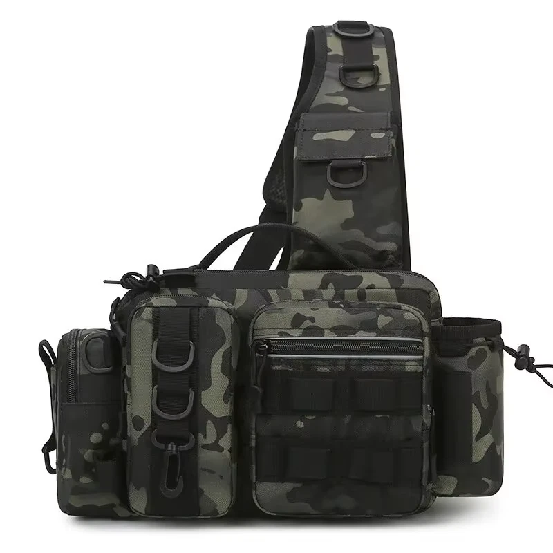 Zaino Da Pesca Impermeabile Con Porta Canne - Jueachy - 4 Tasche, 2 Divisori - Esterno Resistente