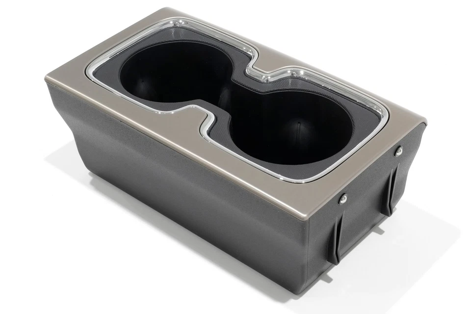 Portavasos consola central cromo bruñido 15-16 Silverado Sierra 23467147 OEM NUEVO Foto 3 de 4