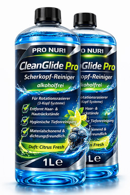 2x 1 Liter Scherkopfreiniger für Philips Rasierer Smart Clean System