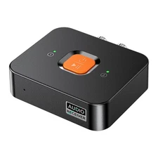 Bluetooth 6.0 Receiver Adapter Wireless Audio 3.5mm Aux RCA for Car Home Stereo