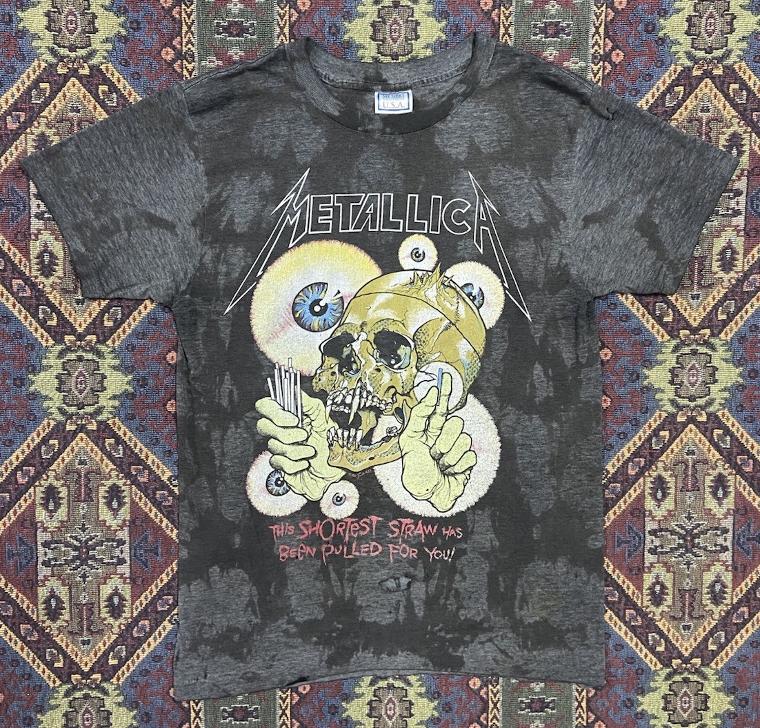 90'sメタリカTOUR SQUARE MEMEBR FAC バントT XL rare vintage