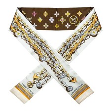 Authentischer Louis Vuitton Bandeau Seidentuch Monogramm M71991 Seidentuch BA090020