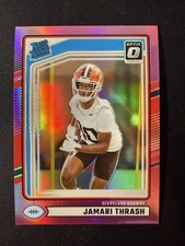 2024 Panini Donruss - Rated Rookie Jamari Thrash #376 Optic Preview Pink Prizm 
