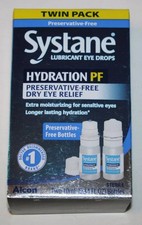 Systane HYDRATION PF Lubricant Eye Drops 2-10mL Bottles, EXP:9/2027+