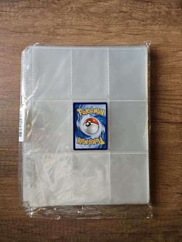50 Fogli a 9 tasche per Raccoglitore - Carte Pokemon - Foto 1 di 1