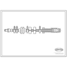 2x Bremsschlauch vorne für Fiat Barchetta 183 Punto 176 188 | 659544