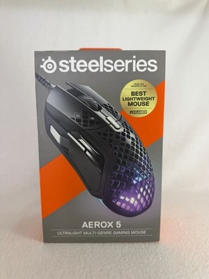 SteelSeries Aerox 5 Wired Gaming Mouse 62401 NEW Sealed RGB 66g Ultra Light