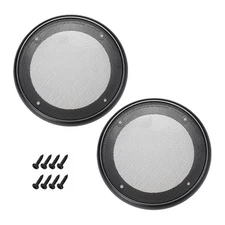 2pcs 4" Speaker Grill Cover Mesh Decorative Circle Woofer Guard Protector
