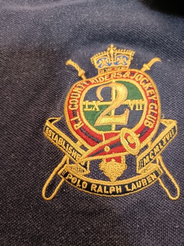 Vintage Polo Ralph Lauren RL Country Riders & Jockeys Embroidered Big Pony XXL - Picture 3 of 6