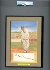 Rube Marquard PSA DNA Signed Perez Steele Great Moments Postcard Cut Autograph