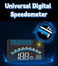 Universal Usb Digital Speedometer Gps Hud Head Up Display Mph Overspeed Alarm