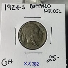 BETTER DATE 1924 S BUFFALO NICKEL GOOD++ CONDITION    XX782