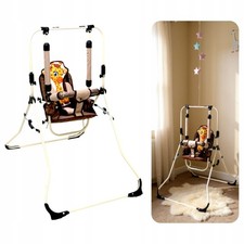Baby Schaukelwippe Freistehend Klappbar Bequem & Sicher Giraffe