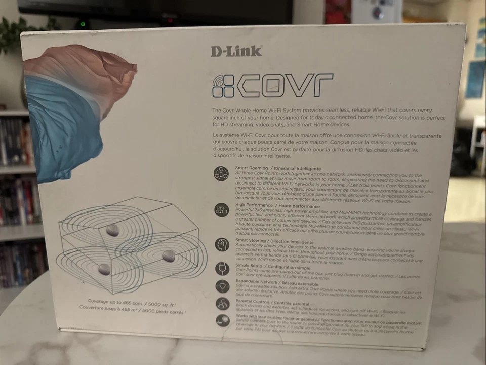 D-Link COVR Dual Band Whole Home Mesh WiFi System AC1200 3 Nodes COVR-C1203 - Image 3 of 4