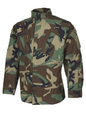 Camisa uniforme de respuesta táctica camisa táctica militar - camuflaje de bosque NYCO R/S