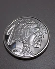 1 Troy oz .9999 Fine Silver Liberty Native American W/ Buffalo Round SMI Coin