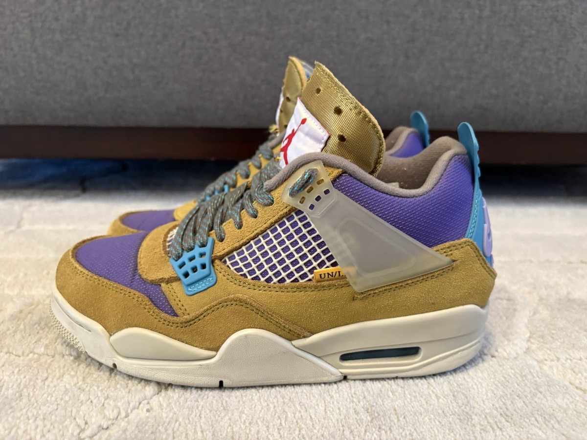 Size 5.5M - Air Jordan 4 Retro SP Union LA Desert Moss Sneakers DJ5718-300 View 2