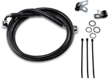 Drag Specialties 1741-2547 Extended Stainless Steel Front Brake Line Kit 51 1...