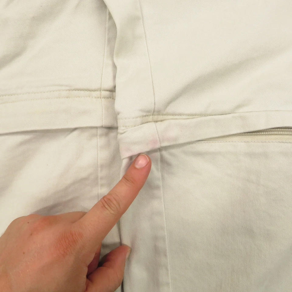 Baggy Cargo Pants Mens 38 Y2K Skater Grunge Paratrooper Raver Wide Pipes LEE VTG - Image 4 of 4