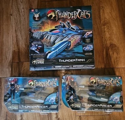 Bandai 2011 Thundercats Thundertank Deluxe & 2 ThunderRacers ''NEW''