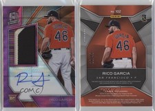 2020 Chronicles Spectra Rookie Jersey Neon Pink Prizm /49 Rico Garcia #102 Auto
