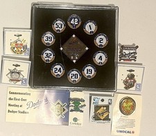 17 Authentic L A Dodgers Amazing Hard To Find Unique Pin Grouping