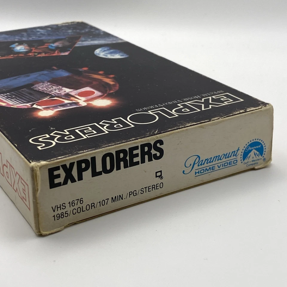 EXPLORERS (1985, VHS) - Ethan Hawke / River Phoenix -TESTED - Image 4 of 4