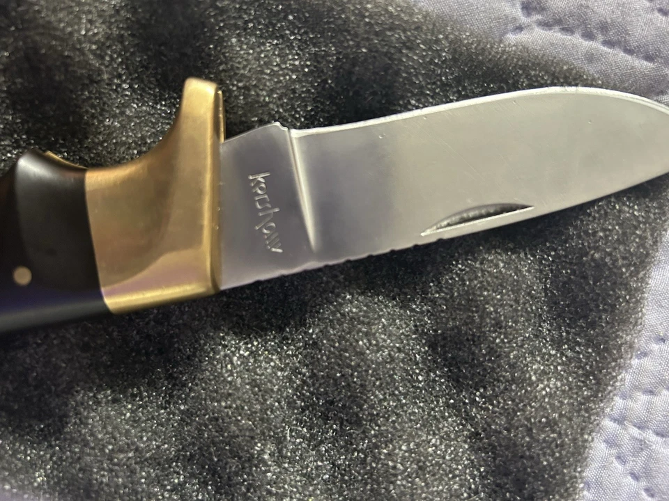 Faca dobrável com bainha Kershaw 1050 por Kai Japão vintage - Imagem 2 de 4