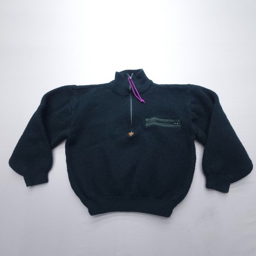 Vintage Patagonia Heavy Wool Sweater Large (Fits small) Green Hong Kong 90s Crop
